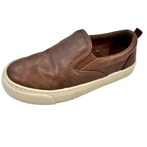 Old Navy Boys Brown Slip-on Sneakers 13
